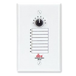 DBX ZC9  Wall Mount 8 Position Zone Controller